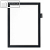 Inforahmen DURAFRAME® NOTE, DIN A4, direktes Beschriften, selbstklebend, schwarz