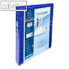 Exacompta Pr?sentationsringbuch KreaCover - A4+, 4-Ringe ? 30 mm, blau, 51842BE