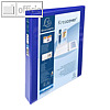 Exacompta Pr?sentationsringbuch KreaCover - A4+, 4-Ringe ? 50 mm, blau, 51844BE