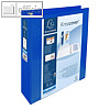 Exacompta Pr?sentationsringbuch KreaCover - A4+, 4-Ringe ? 60 mm, blau, 51845BE