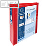 Exacompta Pr?sentationsringbuch KreaCover - A4+, 4-Ringe ? 60 mm, rot, 51845RE