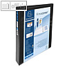Pr?sentationsringbuch KreaCover - A4+, 4-Ringe ? 25 mm, schwarz, 51846NE