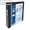 Pr?sentationsringbuch KreaCover - A4+, 4-Ringe ? 40 mm, schwarz, 51843NE