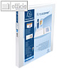 Exacompta Pr?sentationsringbuch KreaCover - A4+, 4-Ringe ? 25 mm, wei?, 51846E