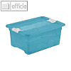 Okt Aufbewahrungsbox Kristall Box Blau 395 x 295 x 175 mm | 12 Liter