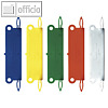 Heftstreifen XXL aus PP, max. 50 Blatt, 28 x 115 mm, sortiert, 100 St?ck