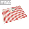 Papstar Tischsets "Vichy", Papier, 30 cm x 40 cm, rot, 1.000er-Pack, 84346