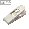 Laurel Briefklemmer MAXI PEG, Klemmweite: 18 mm, wei?, 10 St?ck, 1166-10