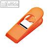 Laurel Briefklemmer MAXI PEG, Klemmweite: 18 mm, orange, 10 St?ck, 1166-50