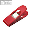 Laurel Briefklemmer MAXI PEG, Klemmweite: 18 mm, rot, 10 St?ck, 1166-20