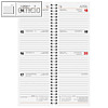 Wochenkalender - Hochformat 296 x 100 mm, 1 Woche/2 Seiten, rot, 5015521204