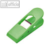 Laurel Briefklemmer MAXI PEG, Klemmweite: 18 mm, hellgr?n, 10 St?ck, 1166-17