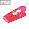 Laurel Briefklemmer MAXI PEG, Klemmweite: 18 mm, kristallpink, 4 St?ck, 1164-04