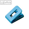 Briefklemme SIGNAL 1, 25 x 43 mm, 19 mm Klemmweite, hellblau, 100 St., 1110-80