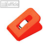Briefklemme SIGNAL 1, 25 x 43 mm, 19 mm Klemmweite, orange, 100 St., 1110-50