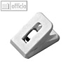 Laurel Briefklemme SIGNAL 1, 25 x 43 mm, 19 mm Klemmweite, wei?, 100 St.,1110-10