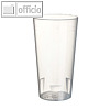 Trinkbecher, PP, 0.4 l, ? 7.5 cm, unzerbrechlich, transluzent, 200 St., 85196