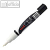 Faber-Castell uni-ball Kreidemarker Chalk, Rundspitze/0.9-1.3 mm, weiß,PWE3MS BL