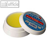 L?ufer Fingeranfeuchter "GRIP" in Dose, Inhalt: 20 g, gelb, 76100