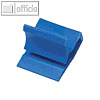 Kunststoff-Briefklemmer Zacko 3, 15 x 22 mm, bis 30 Blatt, blau, 100 St?ck