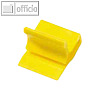 Kunststoff-Briefklemmer Zacko 3, 15 x 22 mm, bis 30 Blatt, gelb, 100 St?ck