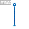 Bindeschraube Archivierung/Ablage, 75 mm, bis 900 Blatt, blau, 100 St?ck