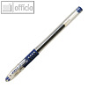 Pilot Gelschreiber G1-5 Grip - 0.3 mm, Strichfarbe: blau, transparent, 158810