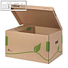Archiv-Klappdeckelbox f. Schachteln, 345 x 439 x 242 mm, braun, 10 St., 623918