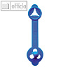 Laurel Briefkn?pfe JOTA, 36 x 8 mm, blau, 1.000 St?ck, 0271-30