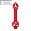Laurel Briefkn?pfe JOTA, 36 x 8 mm, rot, 125 St?ck, 0274-20