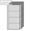 Ersatzeinlagen - H?llen f?r Visitenkartenbuch, 230 x 110 mm, 10 Blatt, 1012
