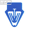 Laurel Kartenreiter Tab f?r Karteikarten, PS, 40 mm, blau, 30 St?ck, 0023-30