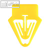 Laurel Kartenreiter Tab f?r Karteikarten, PS, 40 mm, gelb, 30 St?ck, 0023-70