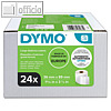 Dymo Adress-Etiketten, permanent, 36 x 89 mm, wei?, 6.240 St?ck, S0722390