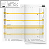 Ersatzeinlage Rido Mini D15 Leporello - 8.7 x 15.3 cm, 1 Monat/2 Seiten