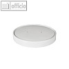 Papstar Deckel f?r Suppenbecher "To Go", Pappe, ? 9.9 cm, wei?, 500 St., 85377