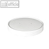 Papstar Deckel f?r Suppenbecher "To Go", Pappe, ? 11.8 cm, wei?, 500 St., 85378