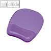 Fellowes Mousepad Crystal Gel mit Handgelenkauflage, violett, 91441