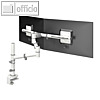 Dataflex Viewgo Monitorarm, f?r 2 Monitore, 2 Gelenke, Tischklemme, wei?, 48.130