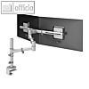 Viewgo Monitorarm, f?r 2 Monitore, 2 Gelenke, Tischklemme, silber, 48.132