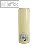 Stumpenkerzen "Ivory" mit Flachkopf, ? 80 mm, H 250 mm, elfenbein, 6 St., 15365