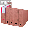 Archiv-Stehsammler - 260 x 75 x 315 mm, extrabreit, braun, 20 St., 226104020