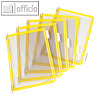 Tarifold Drehzapfentafeln DIN A4, gelb, 10 Stück, 114004