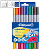 Pelikan Fasermaler Colorella Twin - 20 Farben, sortiert, 10er Pack, 949511