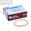 Alco Gummiringe, ? 40 mm, 50g/Karton, rot, 730