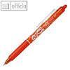 Pilot Tintenroller FRIXION ball CLICKER 07, 0.4 mm, orange, 2270006