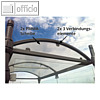 officio Windschutz f?r Raucherunterstand KLASSIK, PMMA, 2 S?tze, 529054