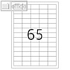 officio Universaletiketten, 38 x 21.2 mm, permanent, 6.500 St?ck, 5755