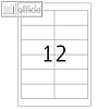 officio Universaletiketten, 96.5 x 42.3 mm, permanent, 1.200 St?ck, 5763