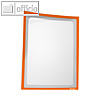Infotasche mit Ausschnitt, DIN A4, hoch, selbstklebend, orange, 5St?ck, 879541